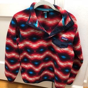 Patagonia Womens synchilla snap T fleece pullover